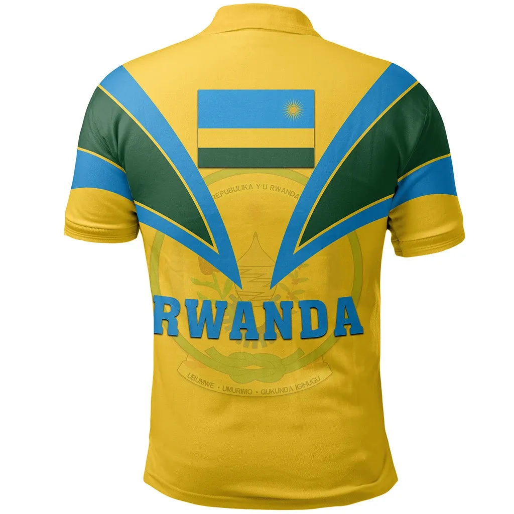 Rwanda Polo Shirt Tusk Style