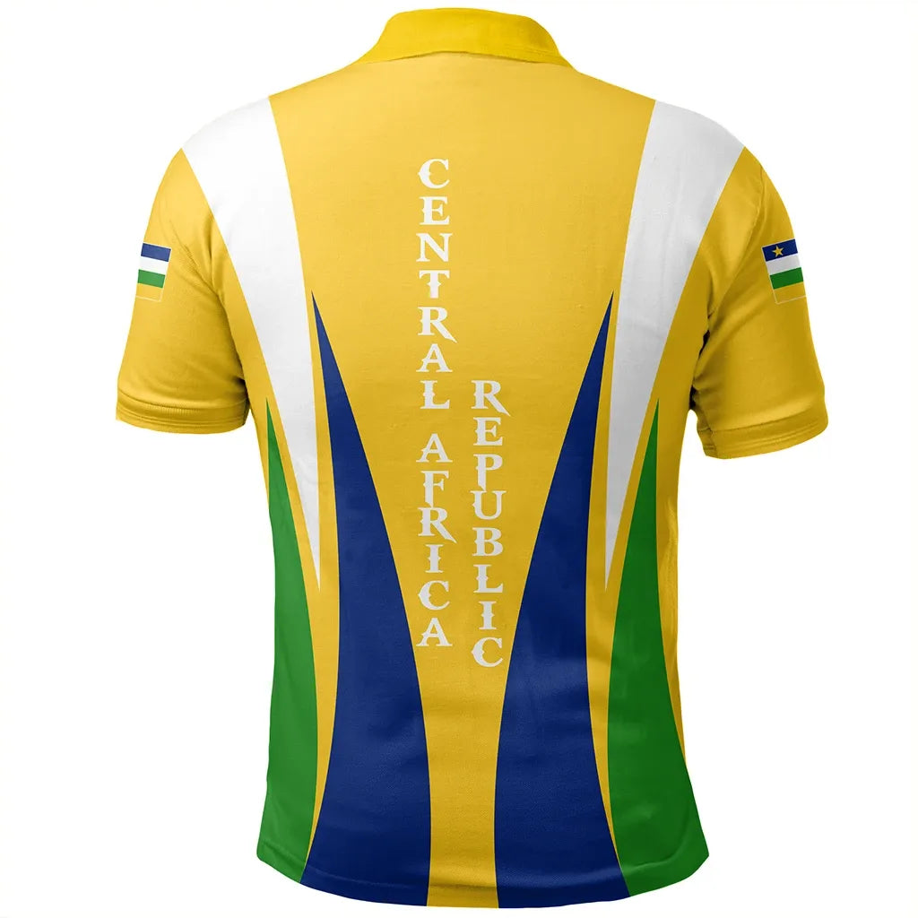 Central African Republic Polo Shirt Apex Style