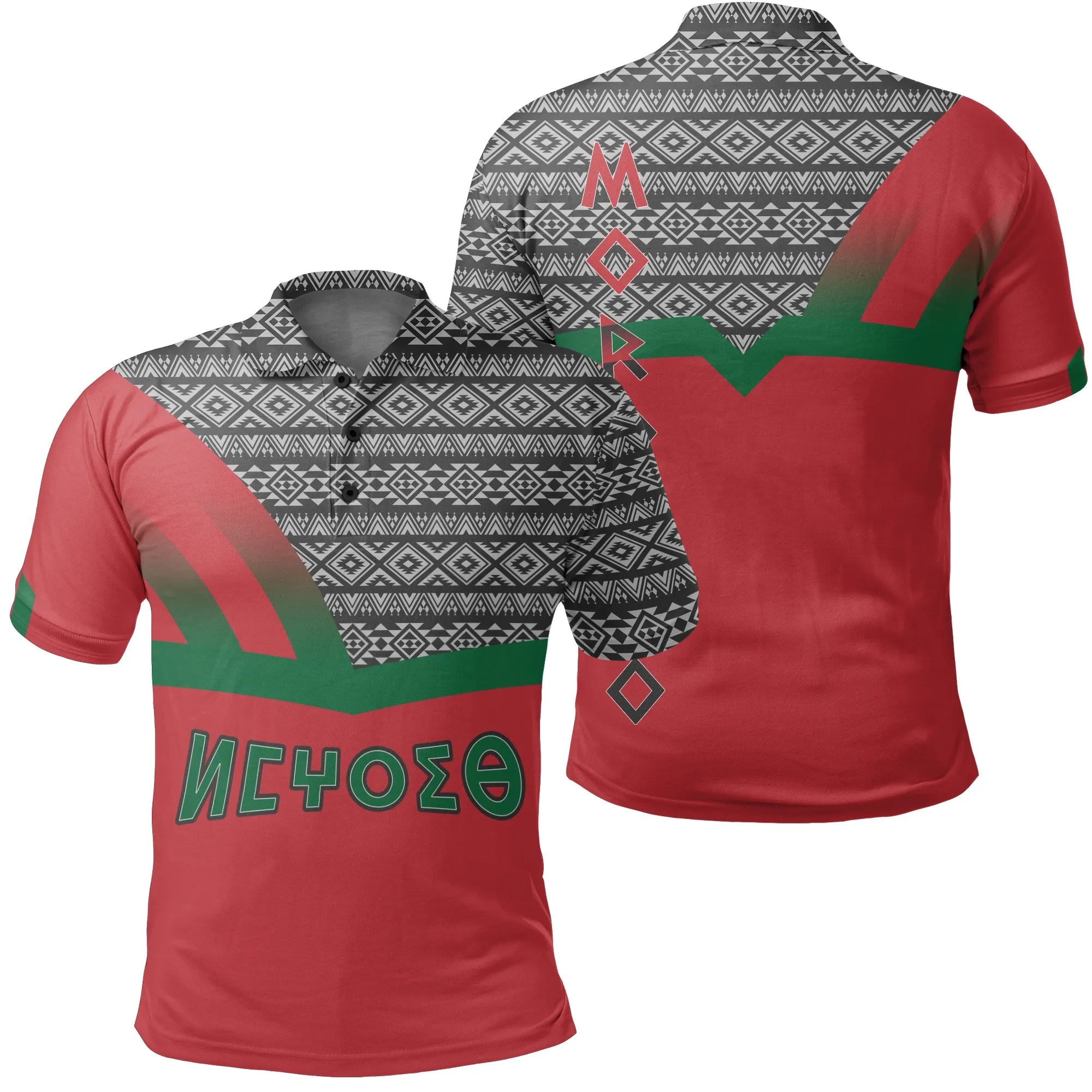 Morocco Pride Tribal Polo Shirt - Prime Style