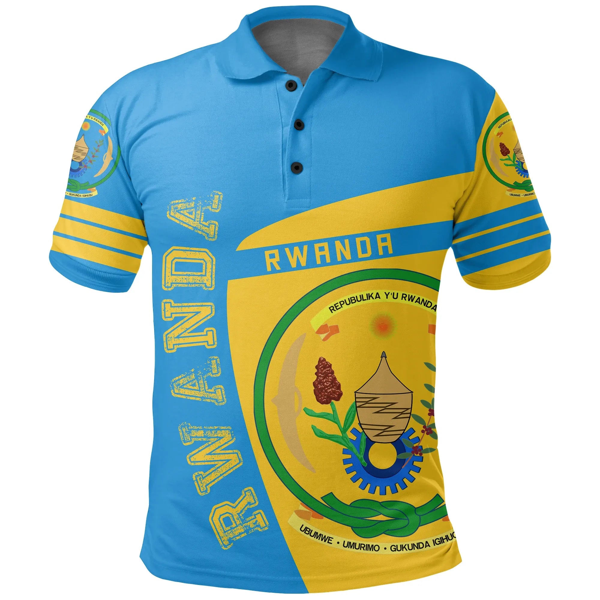 Rwanda Polo Shirt Sport Premium