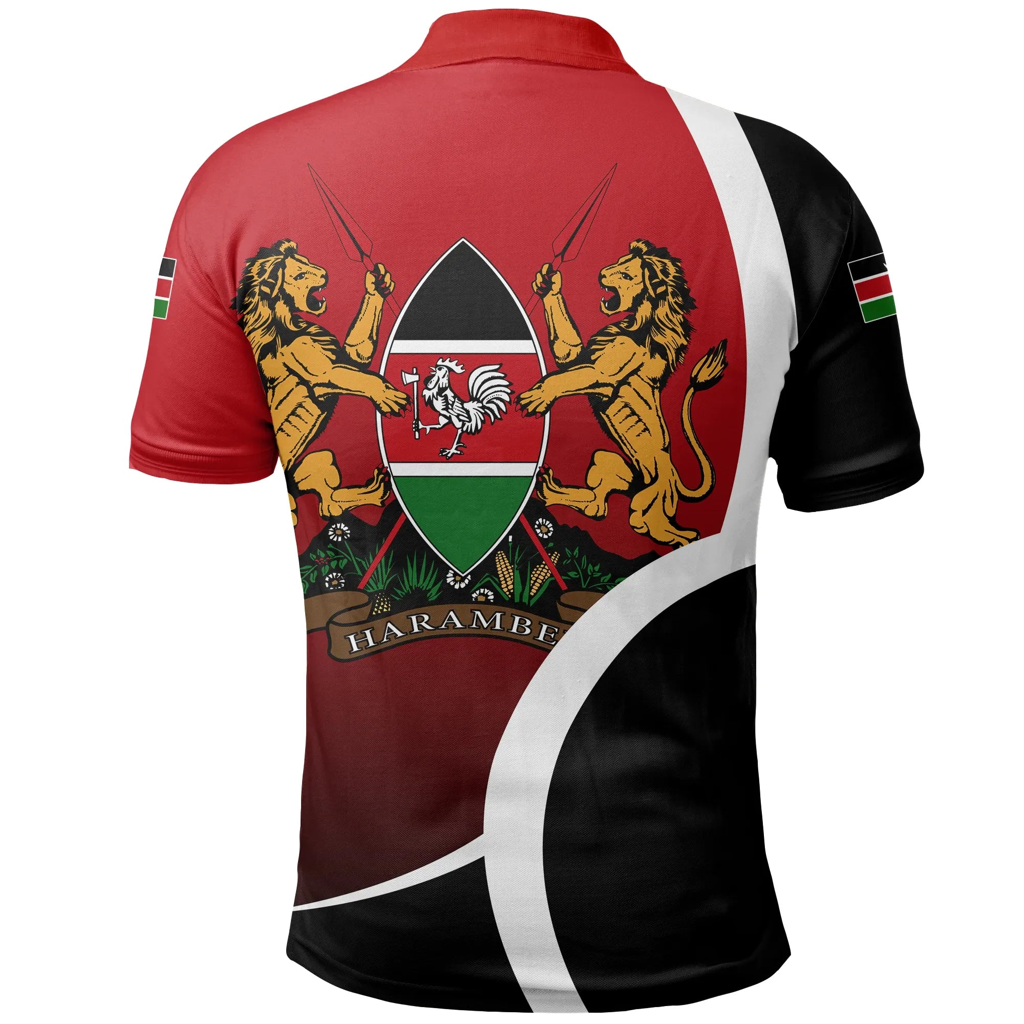 Kenya Half Circle Polo Shirt