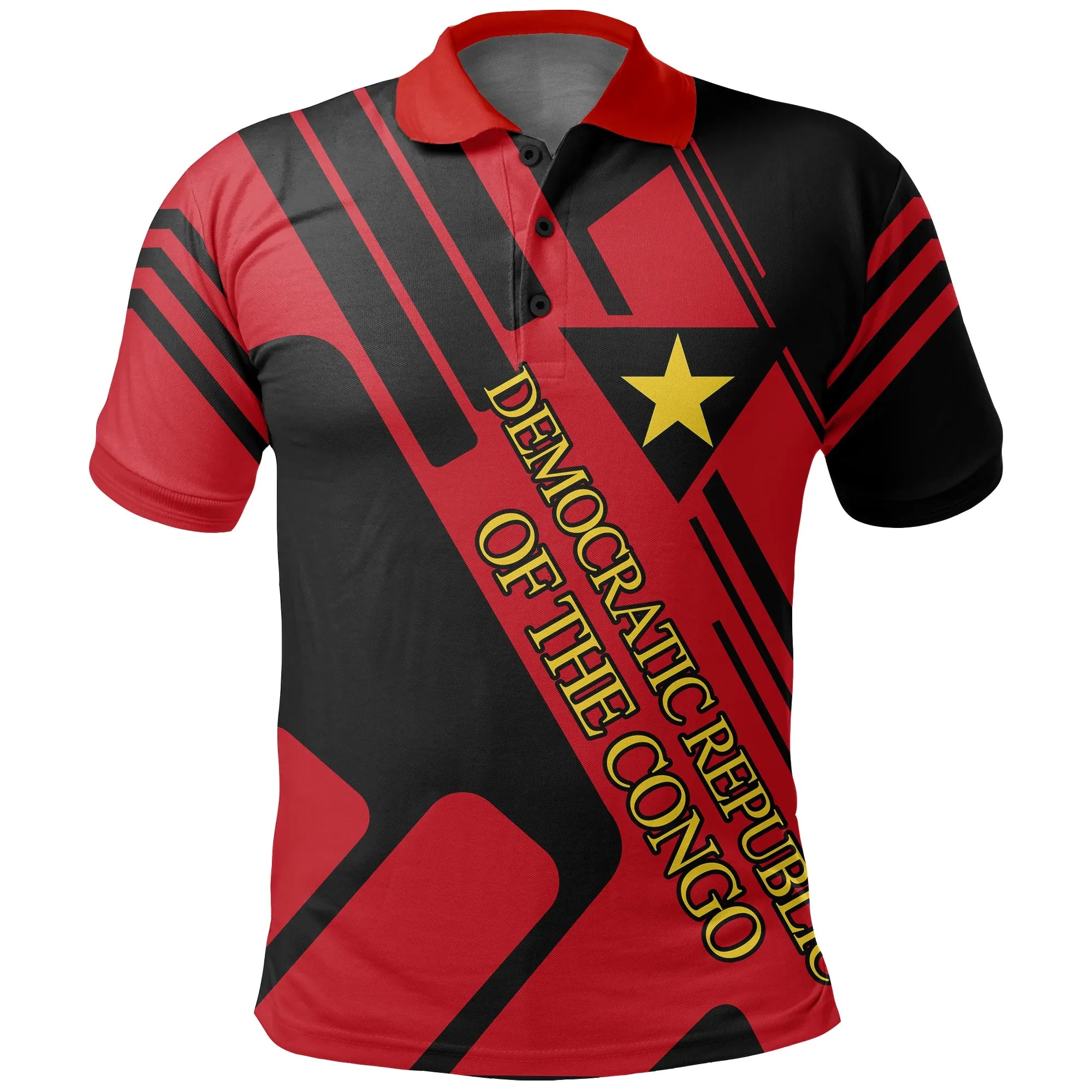 Democratic Republic of the Congo Polo Shirt Rockie Style