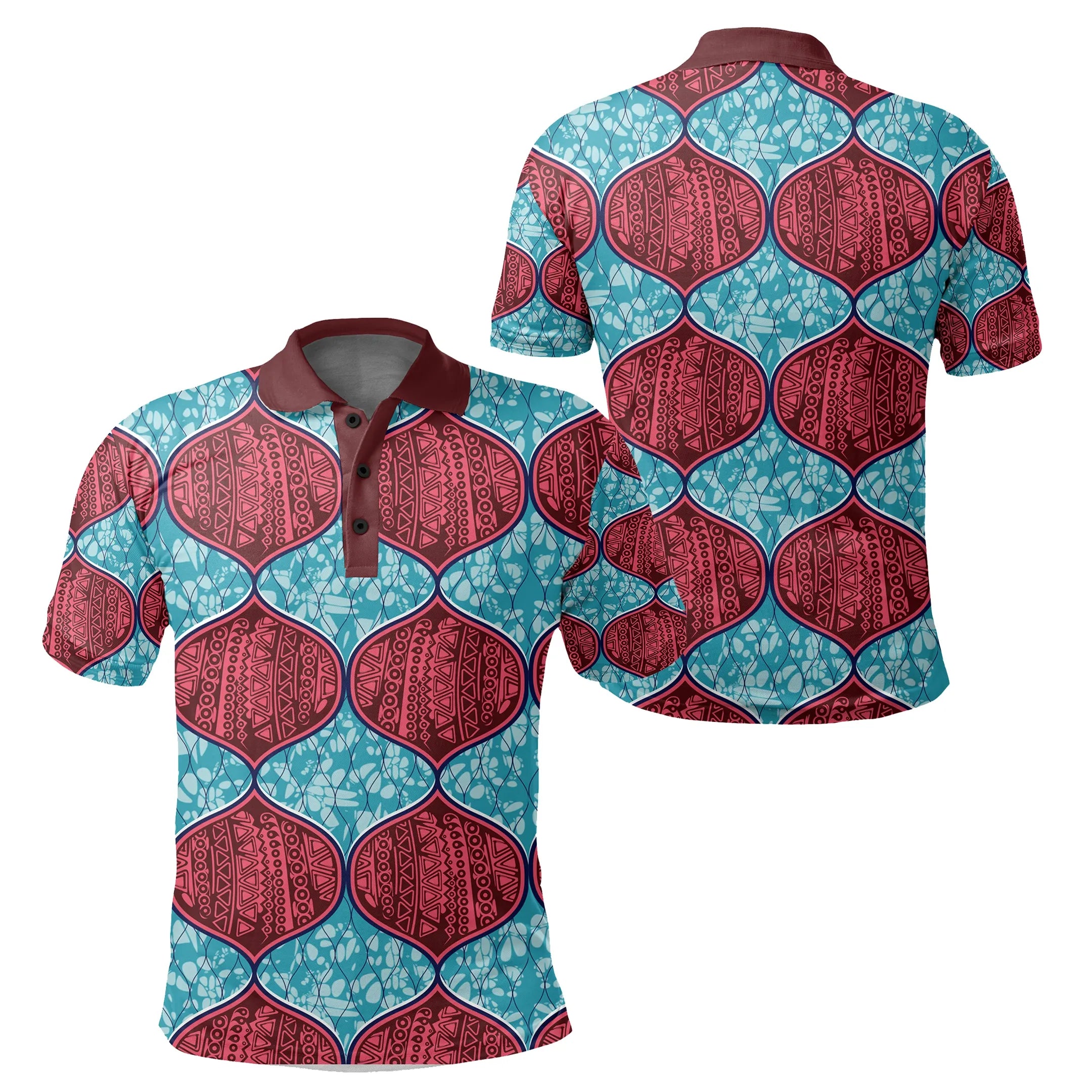 Ankara Kenyatta Polo Shirt