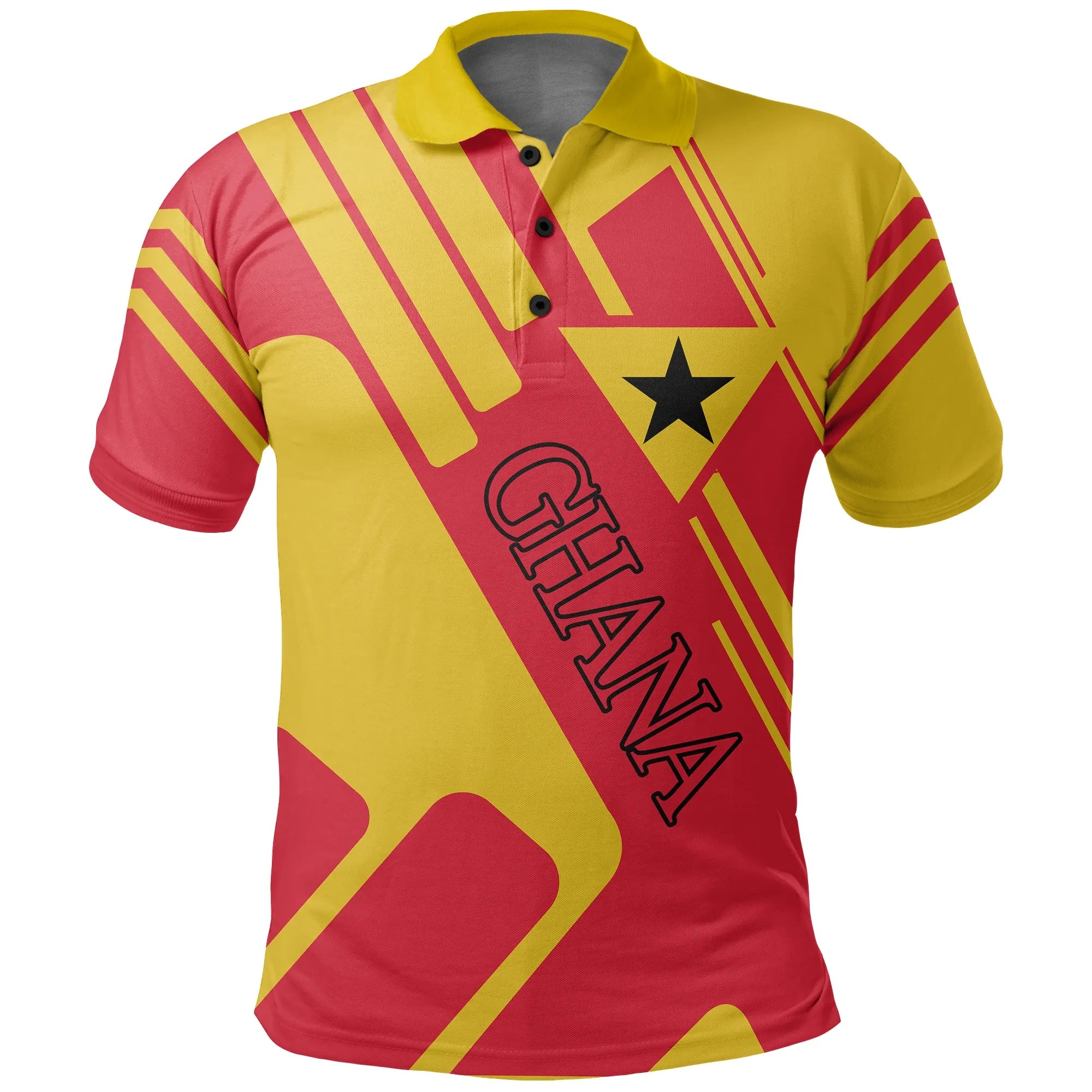 Ghana Polo Shirt Rockie Style