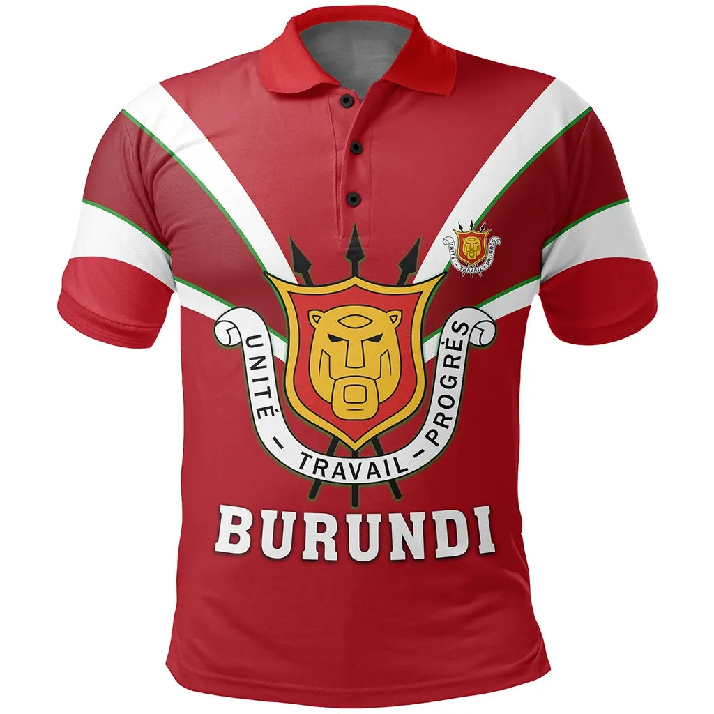 Burundi Polo Shirt Tusk Style