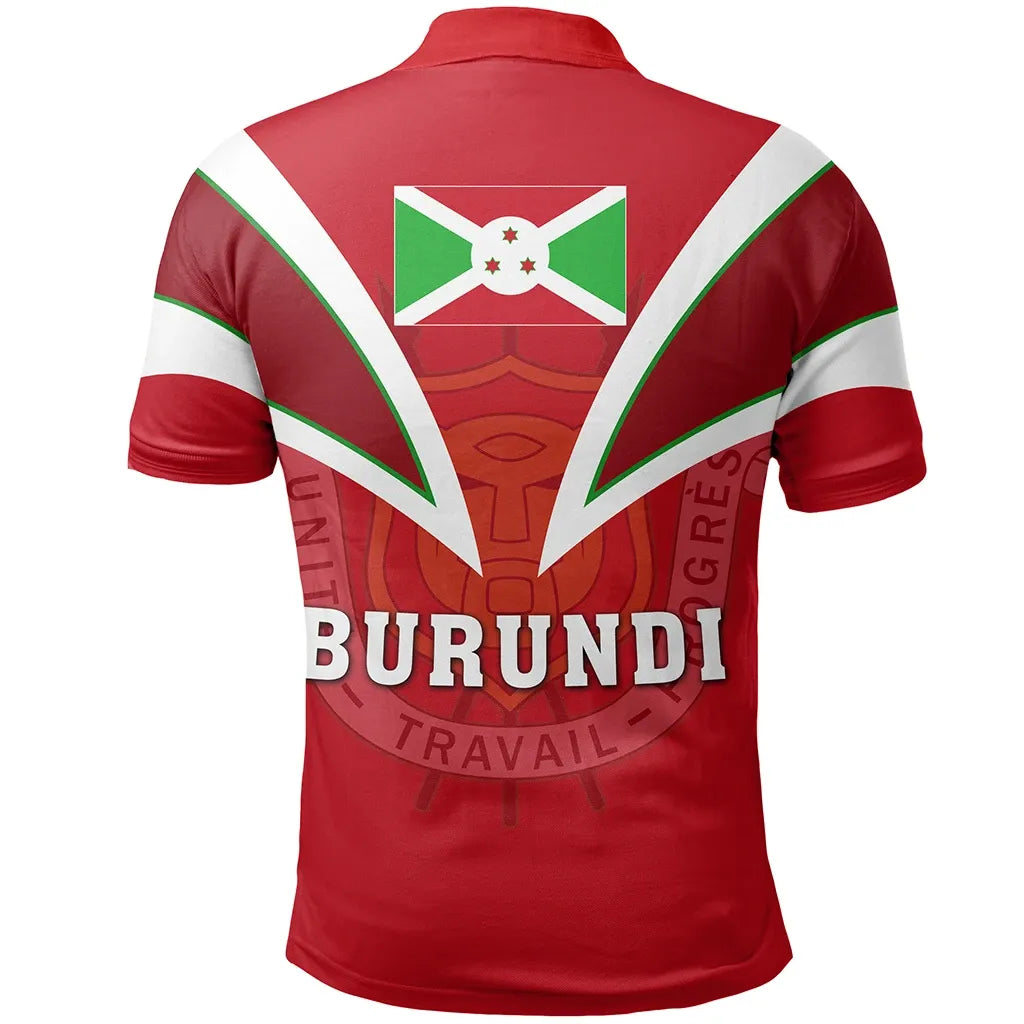 Burundi Polo Shirt Tusk Style