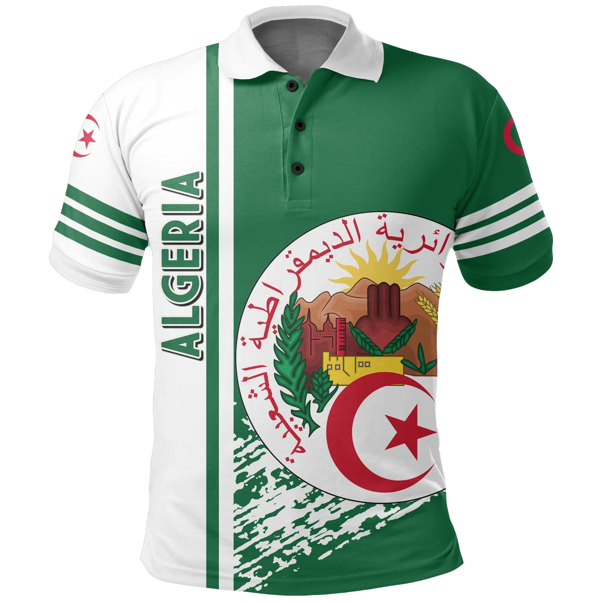 Algeria Quarter Style Polo Shirt