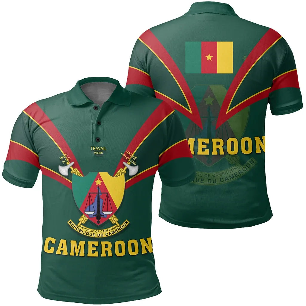 Cameroon Polo Shirt Tusk Style