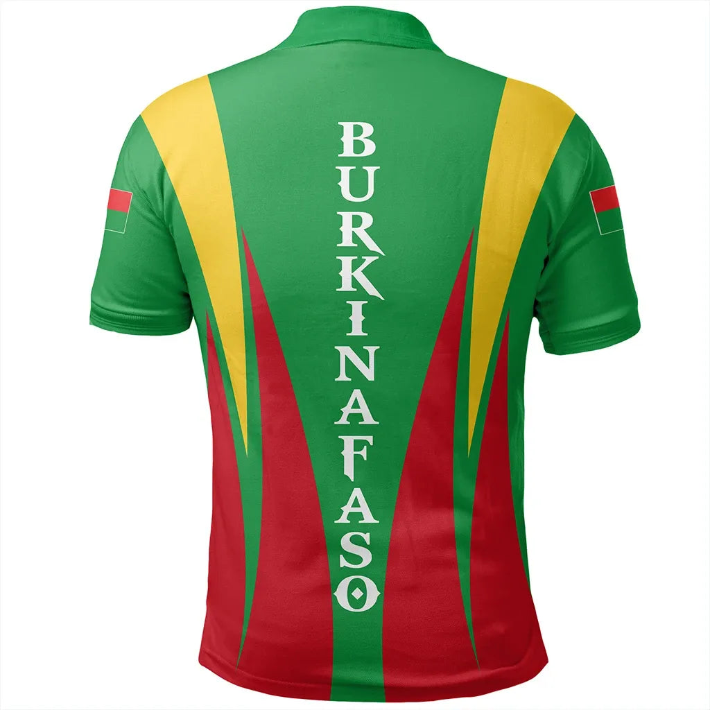 Burkina Faso Polo Shirt Apex Style