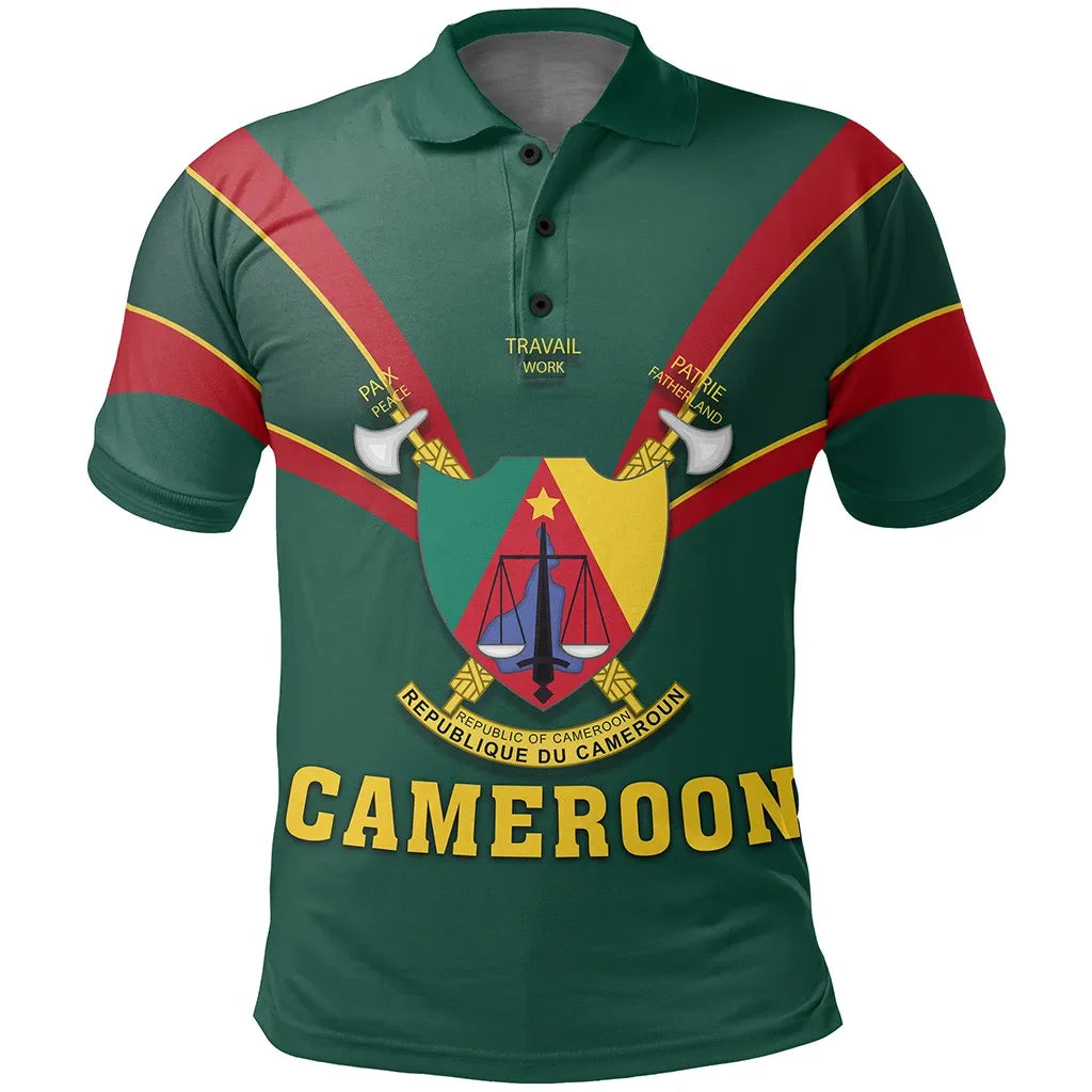 Cameroon Polo Shirt Tusk Style