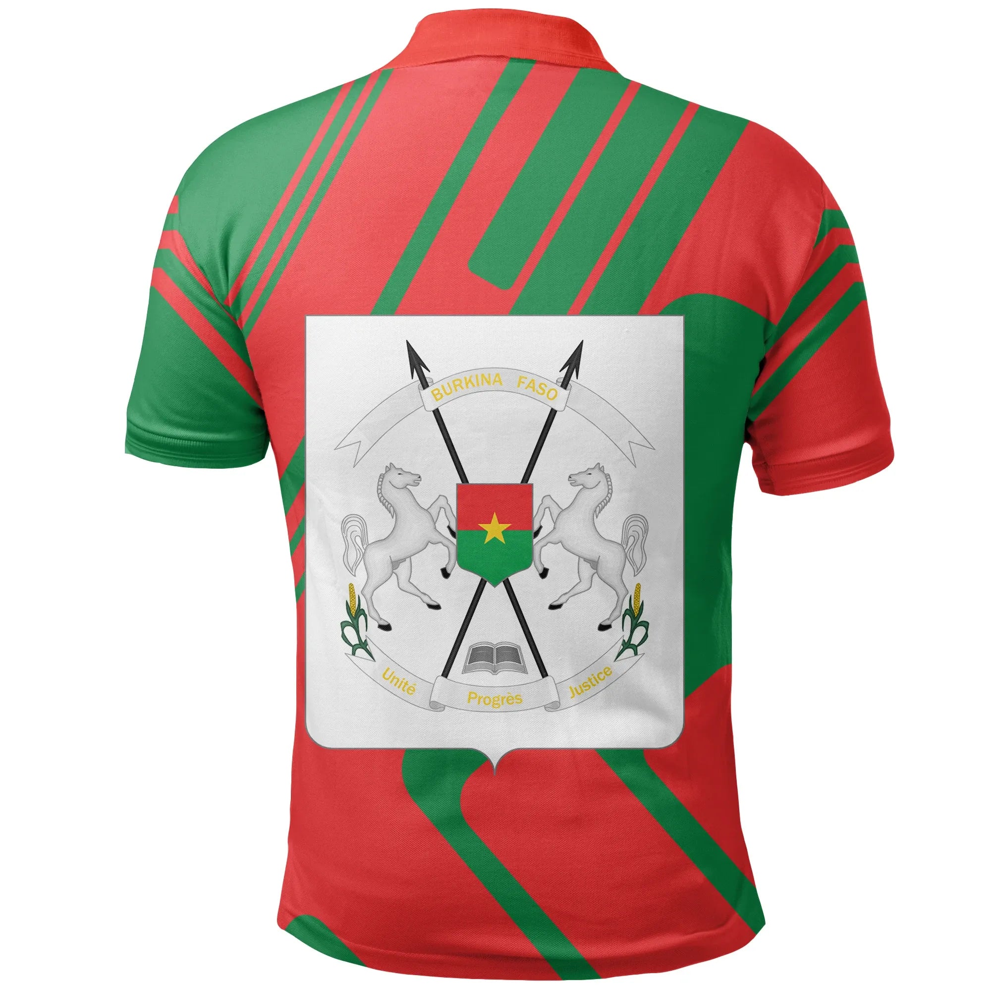 Burkina Faso Polo Shirt Rockie Style