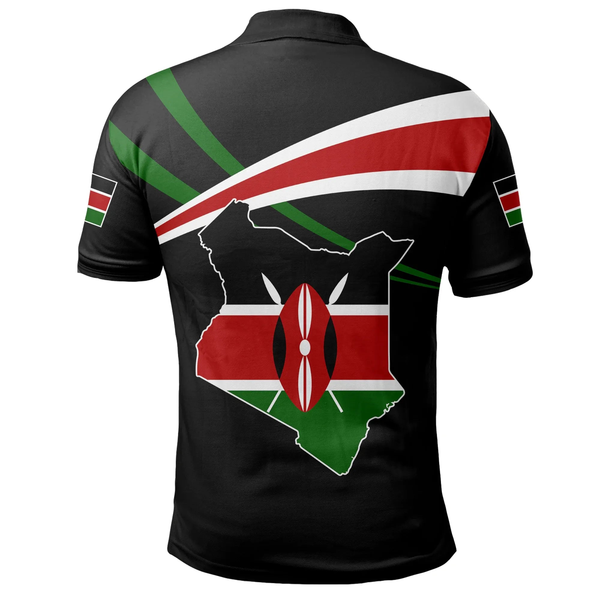 Kenya Map Polo Shirt - Aim Style