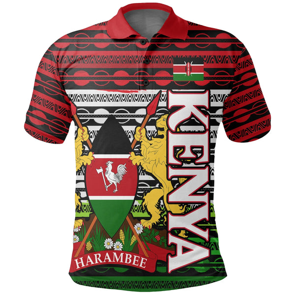 Kenya Coat of Arms Polo Shirt