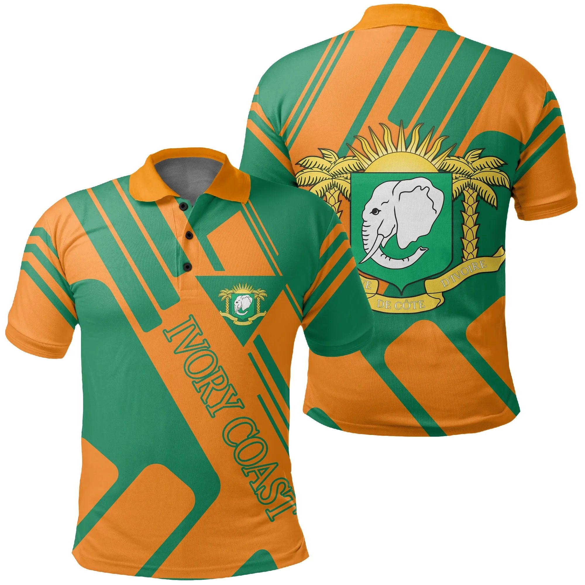 Ivory Coast Polo Shirt Rockie Style