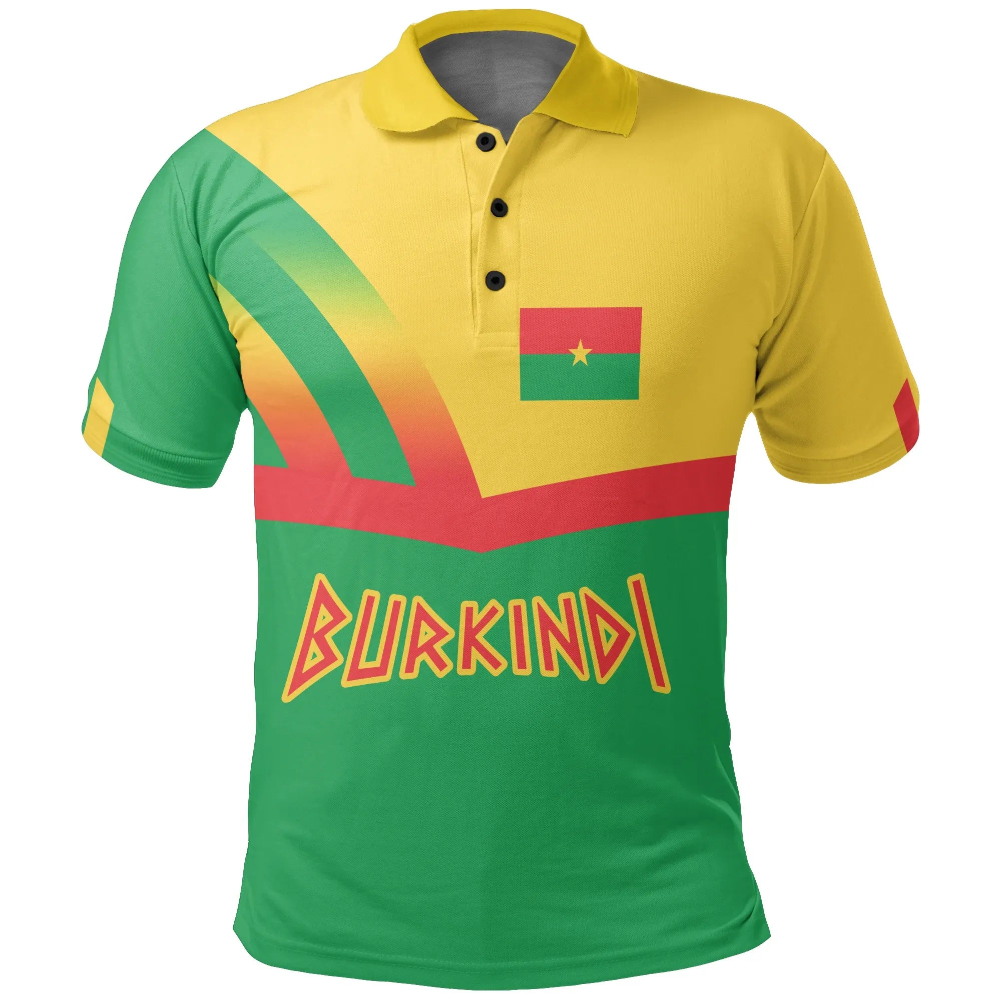 Burkina Faso Pride Burkindi Polo Shirt - Prime Style