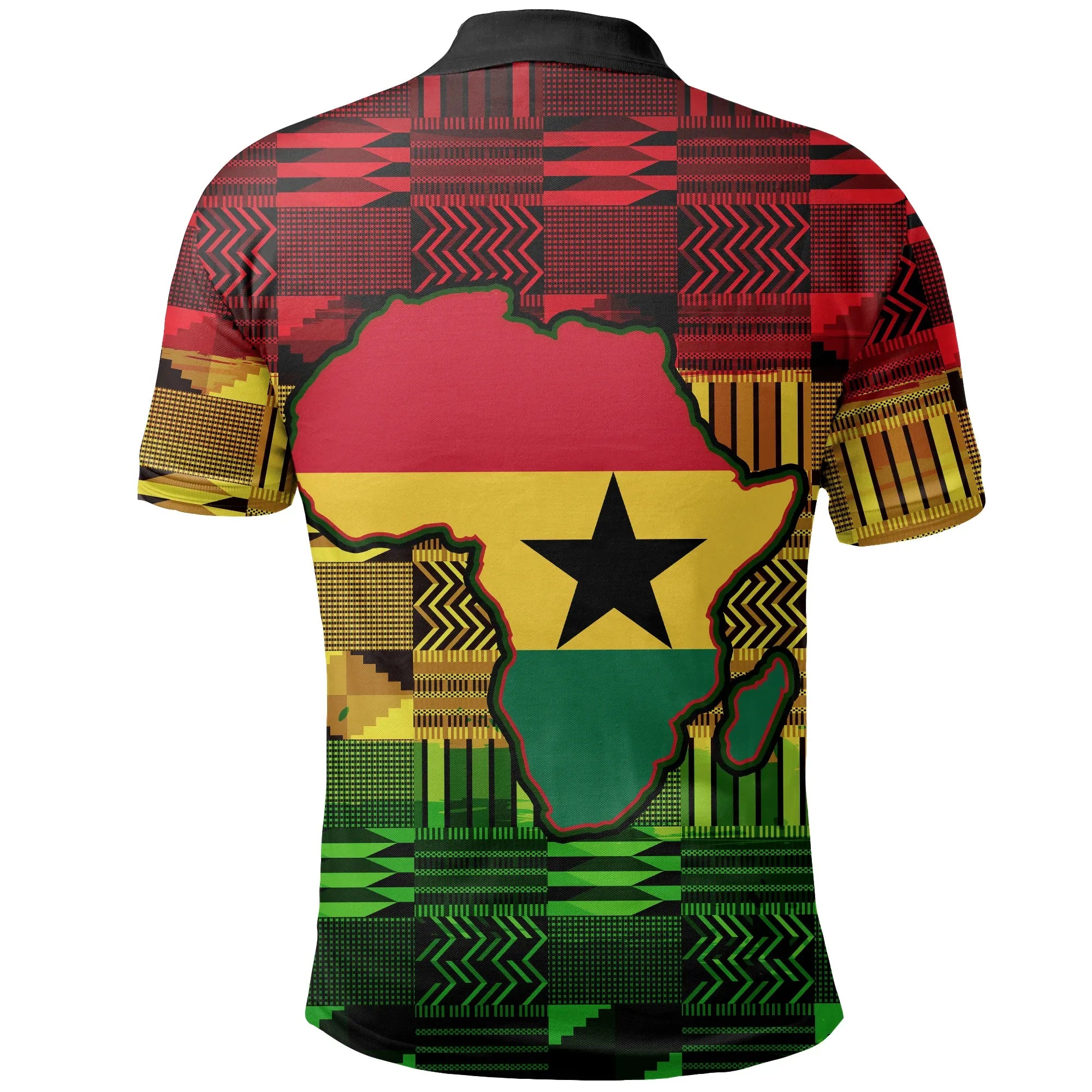 Ghana Kente Customize Polo Shirt