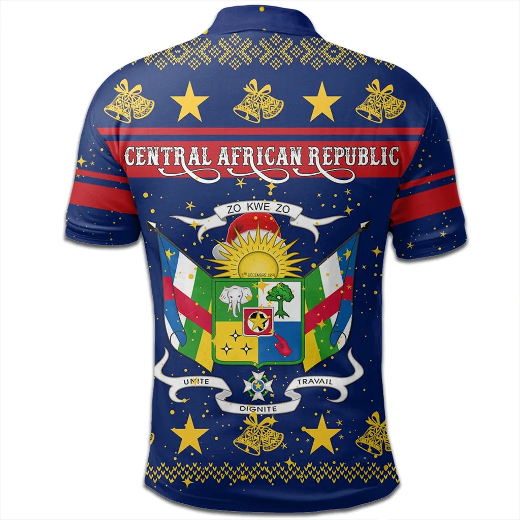 Central African Republic Polo Shirt Christmas