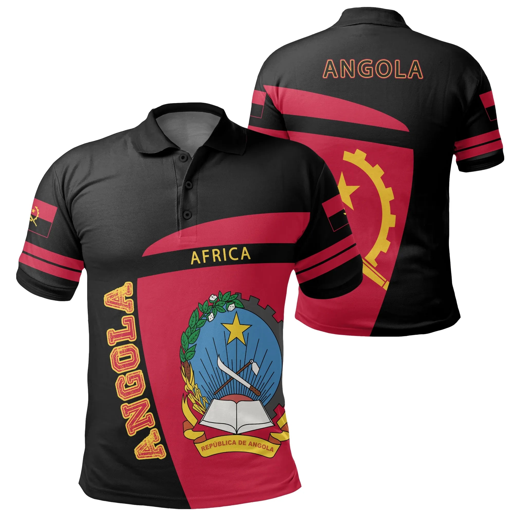 Angola Sport Style Polo Shirt