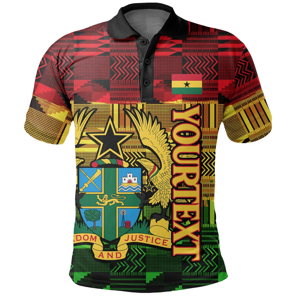 Ghana Kente Customize Polo Shirt