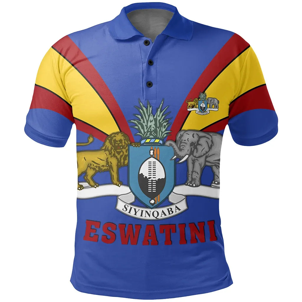 Eswatini Polo Shirt Tusk Style