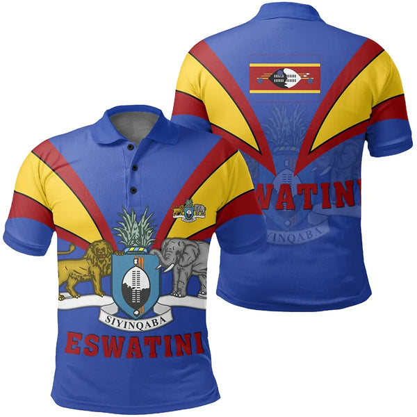 Eswatini Polo Shirt Tusk Style