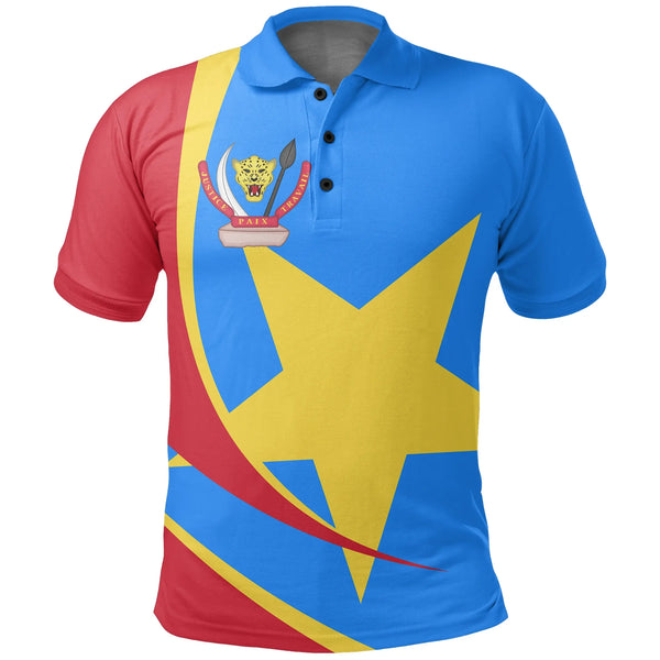 Democratic Republic of the Congo Arch Style Polo Shirt