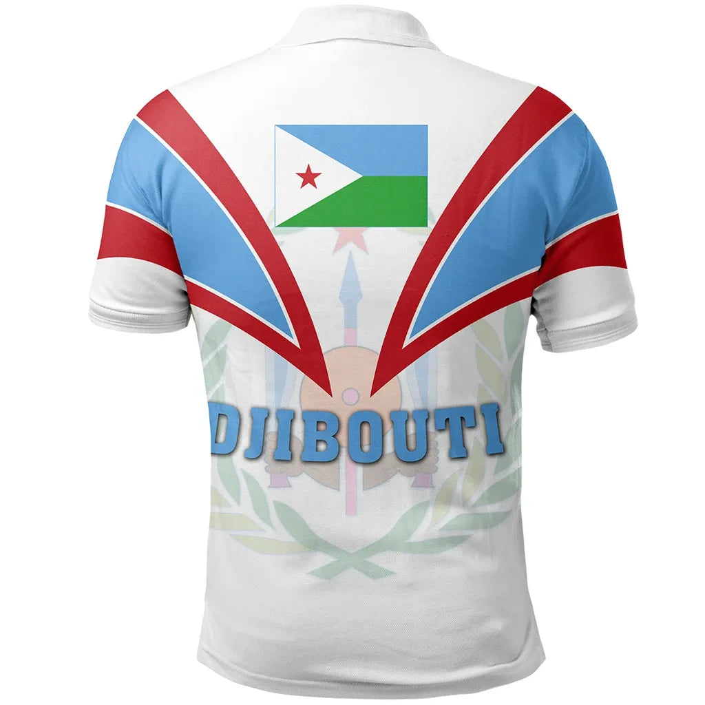 Djibouti Polo Shirt Tusk Style