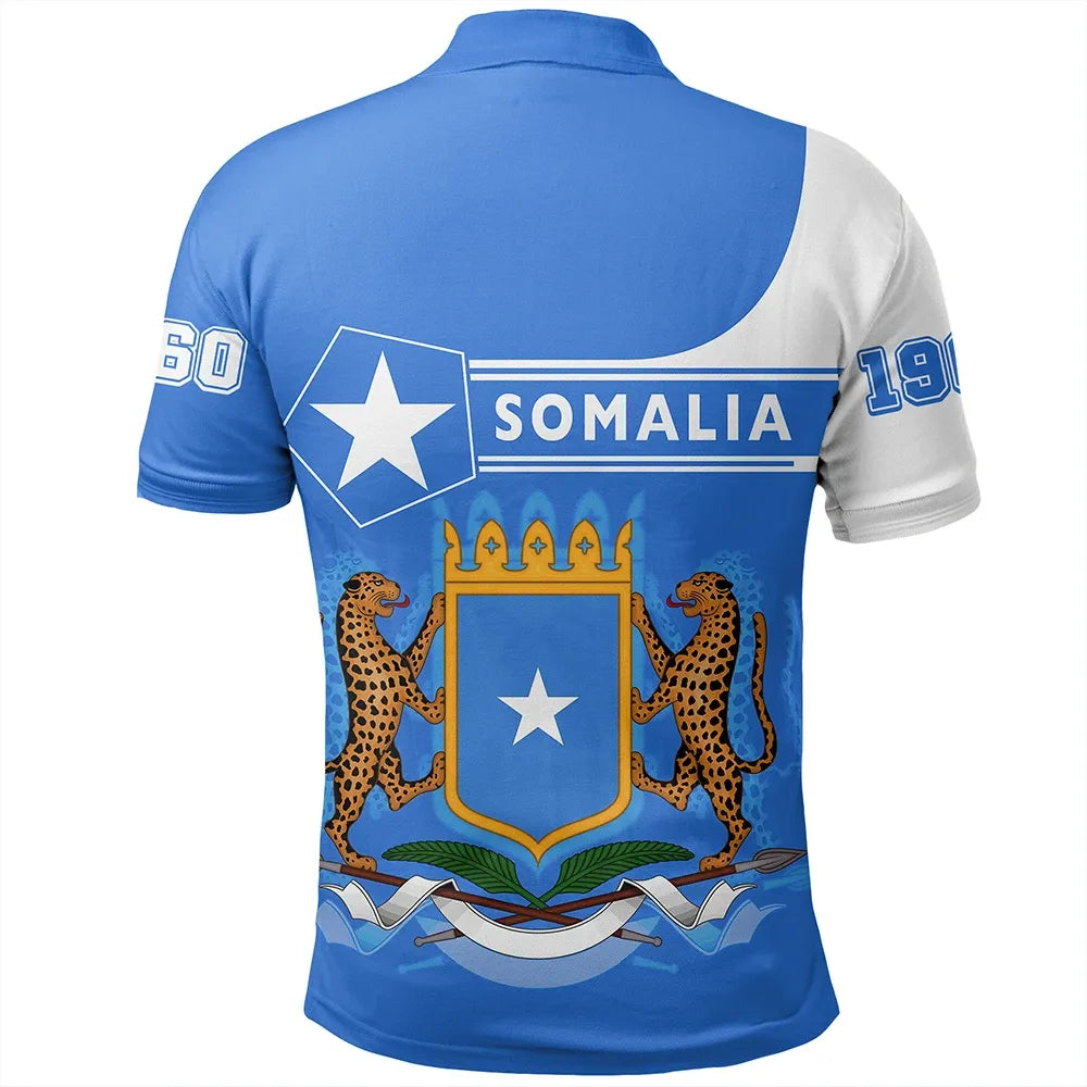 Custom Somalia Polo Shirt Pentagon Style