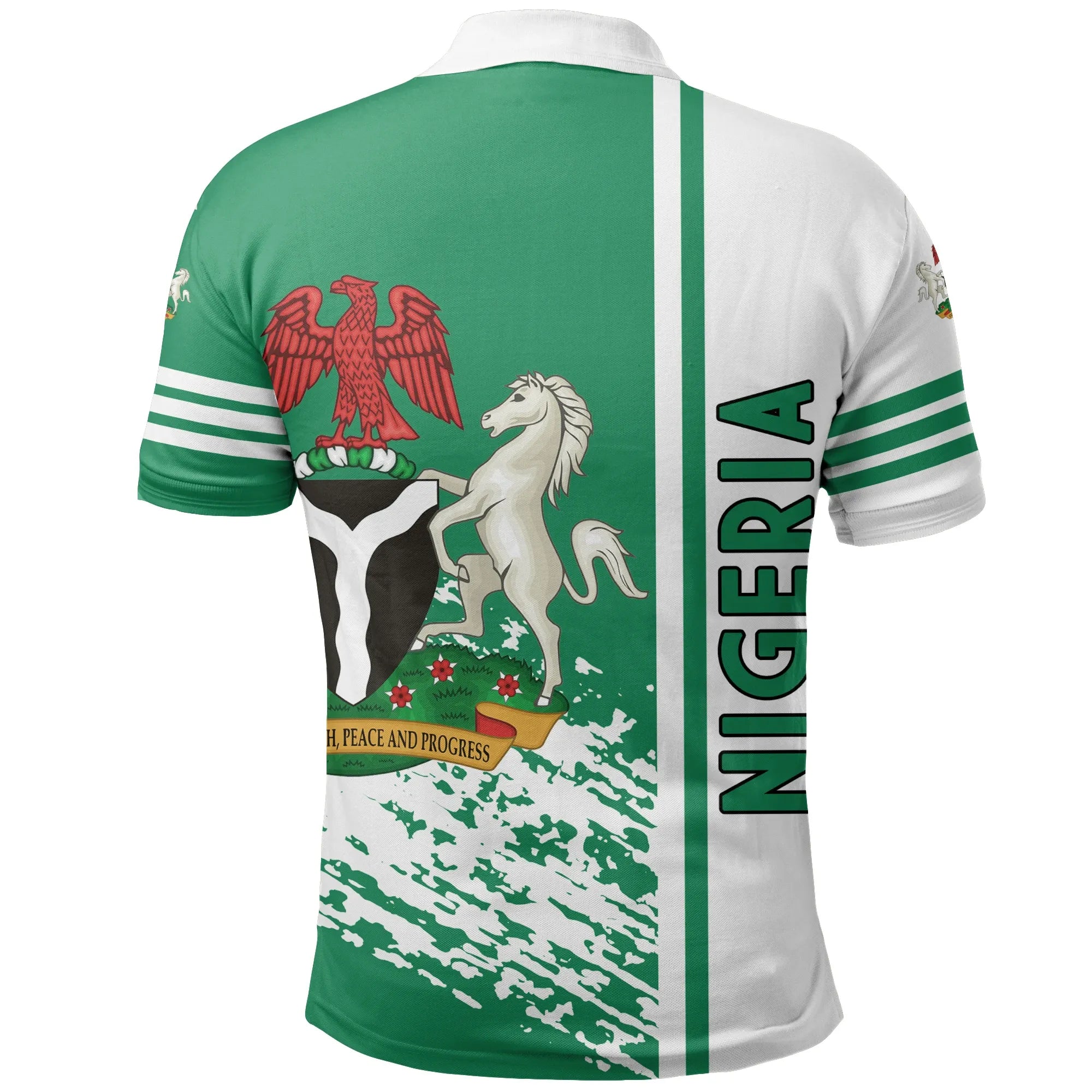 Nigeria Quarter Style Polo Shirt