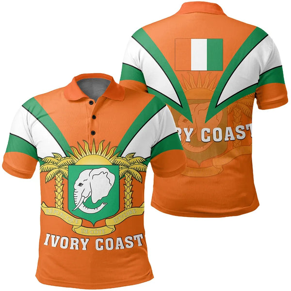 Ivory Coast Polo Shirt Tusk Style