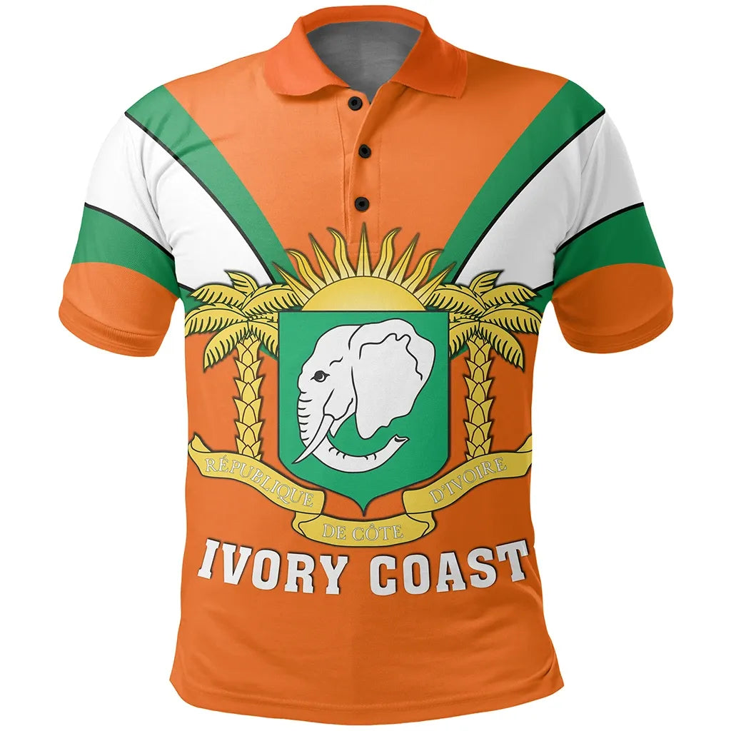 Ivory Coast Polo Shirt Tusk Style