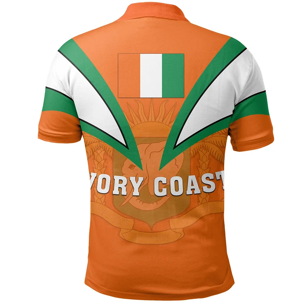 Ivory Coast Polo Shirt Tusk Style