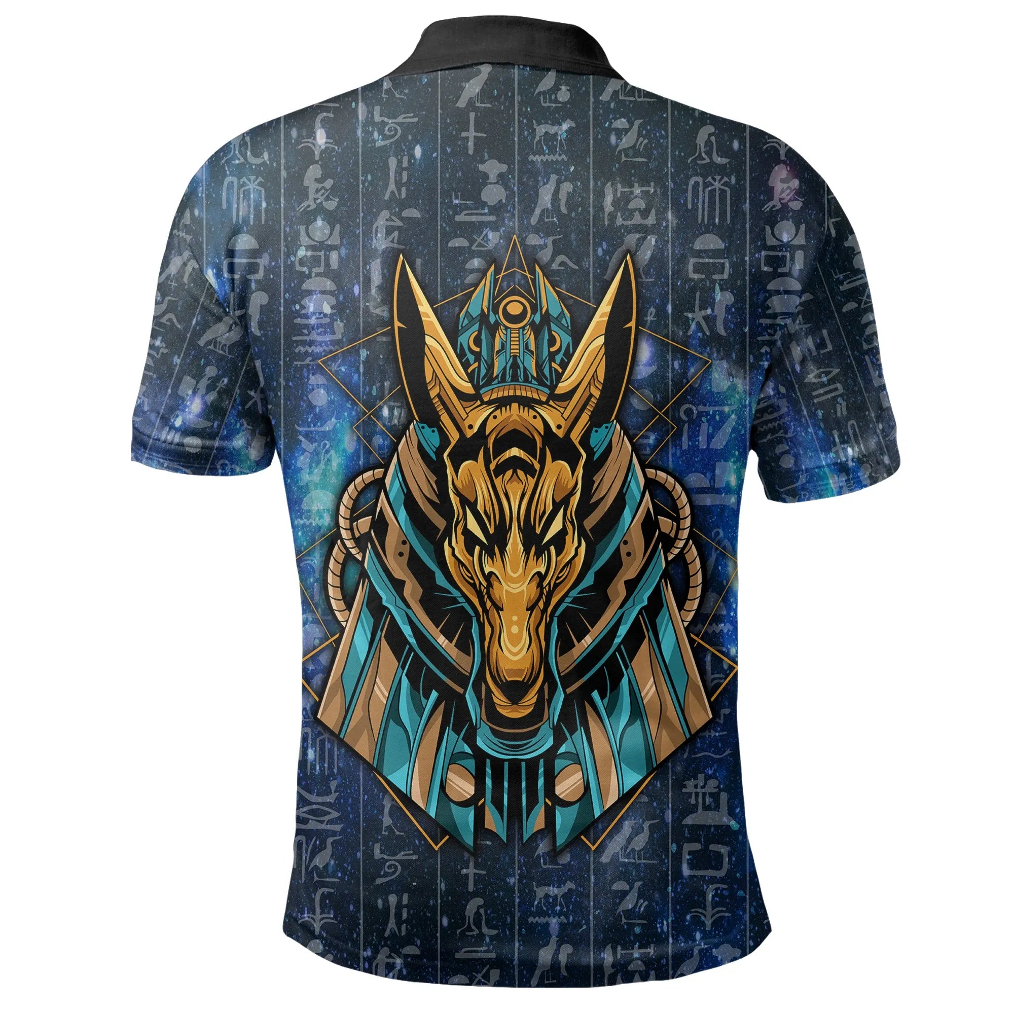 Egypt Anubis Galaxy Polo Shirt