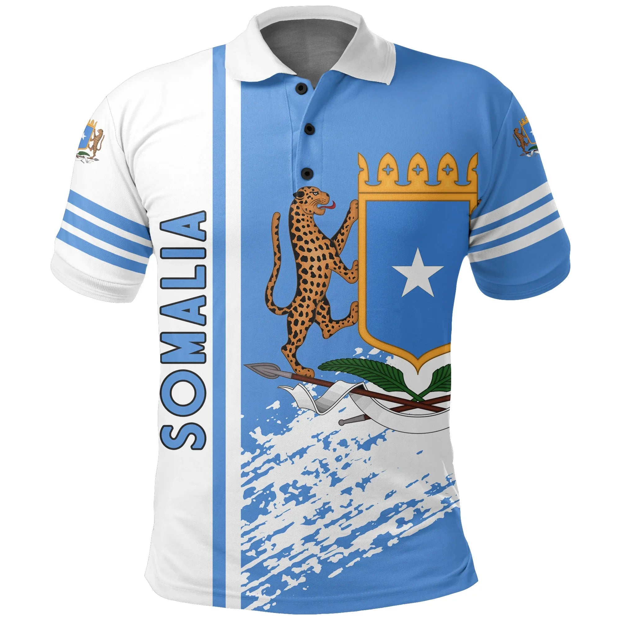 Somalia Quarter Style Polo Shirt