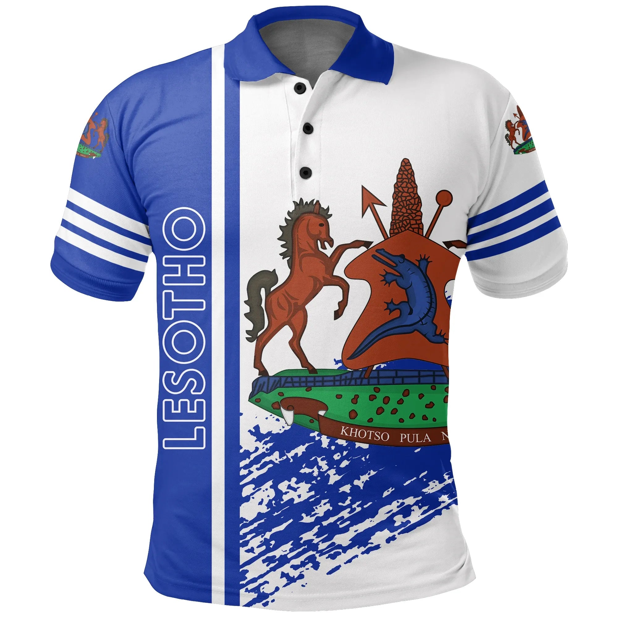 Lesotho Quarter Style Polo Shirt