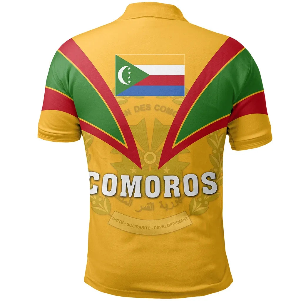 Comoros Polo Shirt Tusk Style