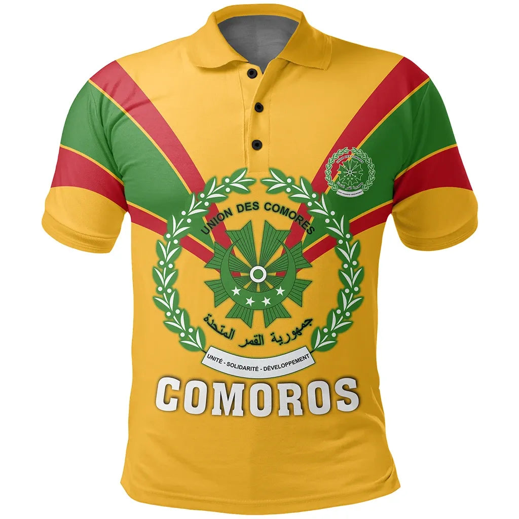 Comoros Polo Shirt Tusk Style