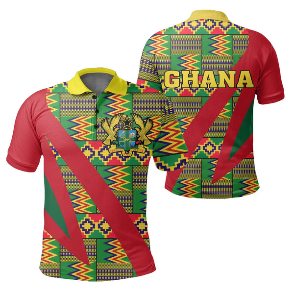 Ghana Kente Polo Shirt - Fast Style