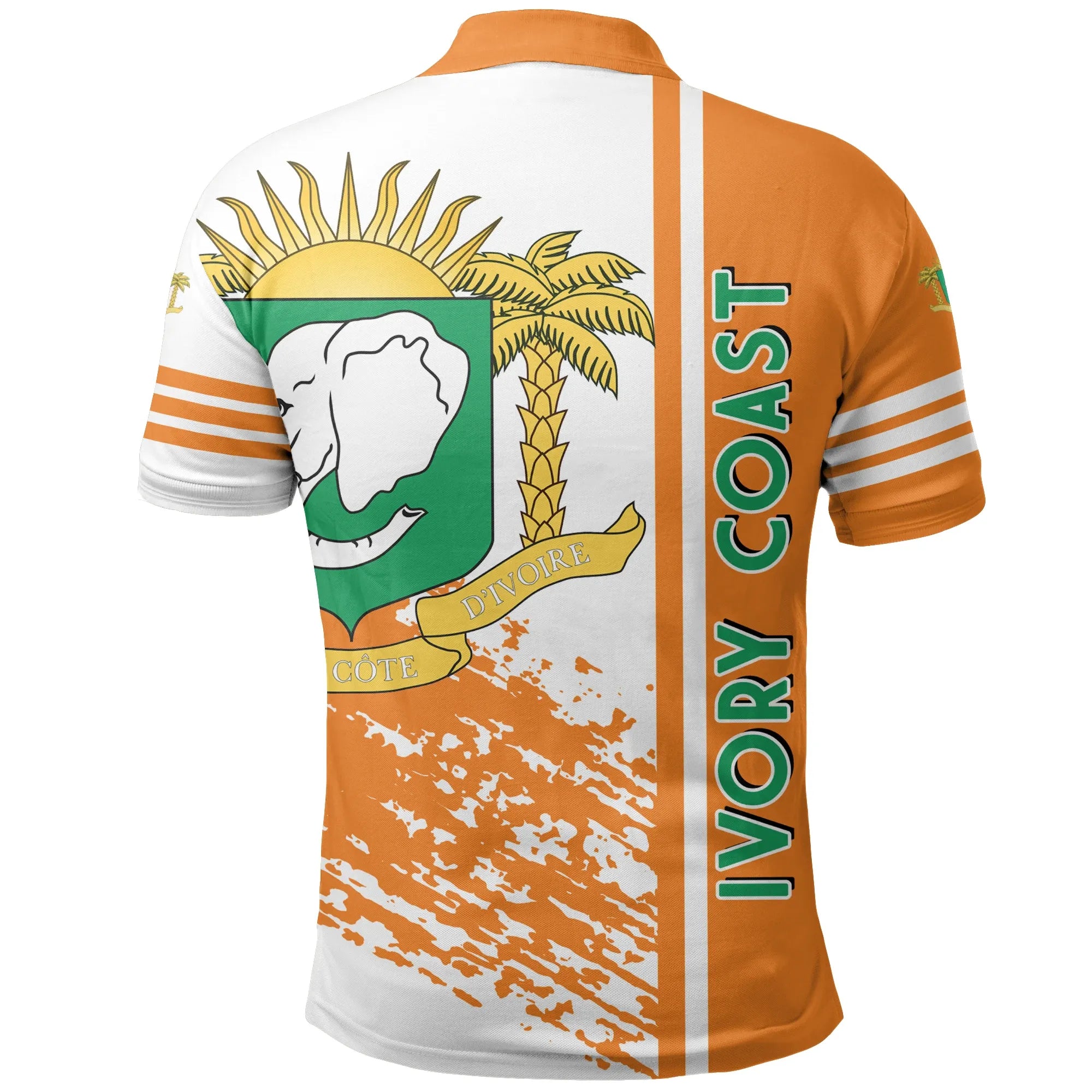 Ivory Coast Quarter Style Polo Shirt