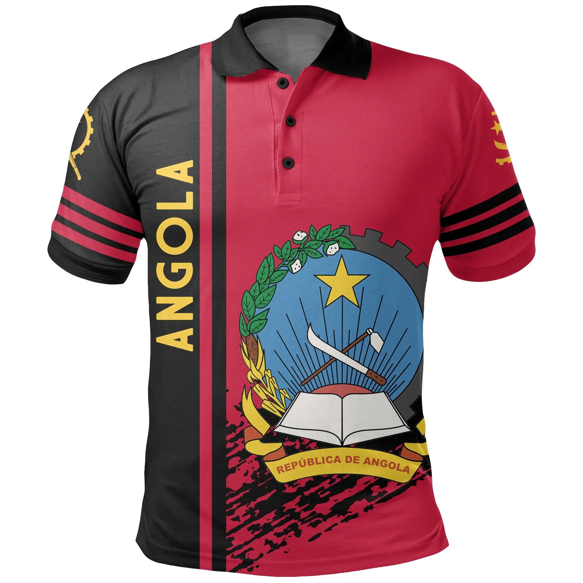 Angola Quarter Style Polo Shirt