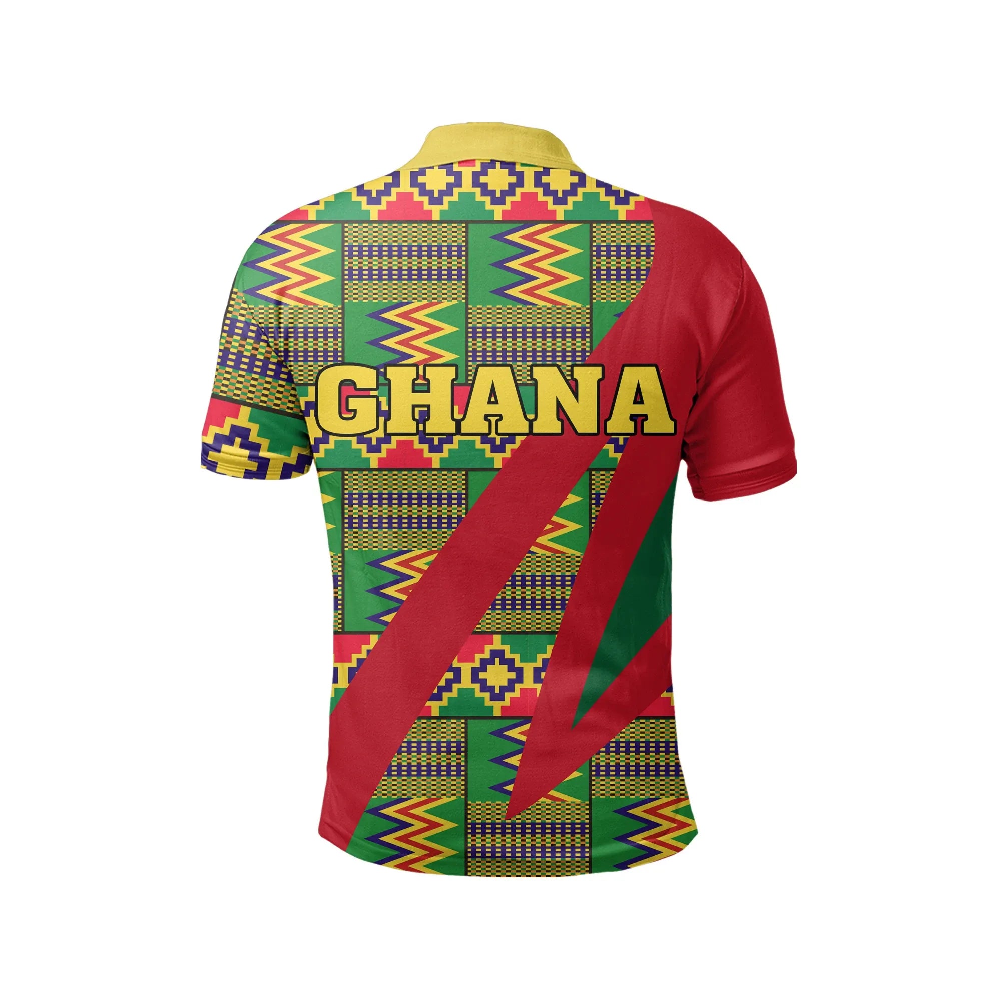 Ghana Kente Polo Shirt - Fast Style