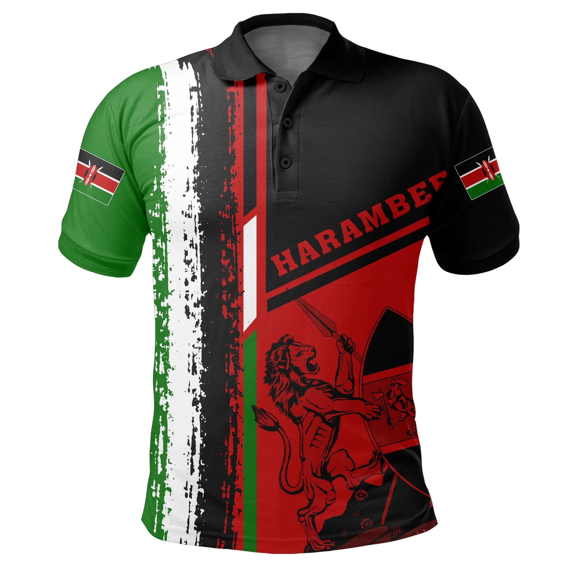 Kenya Harambee Polo Shirt