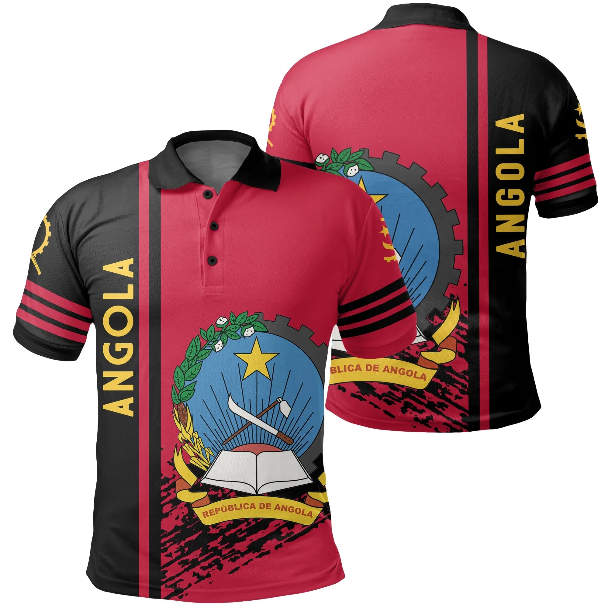 Angola Quarter Style Polo Shirt