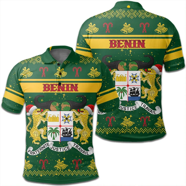 Benin Polo Shirt Christmas