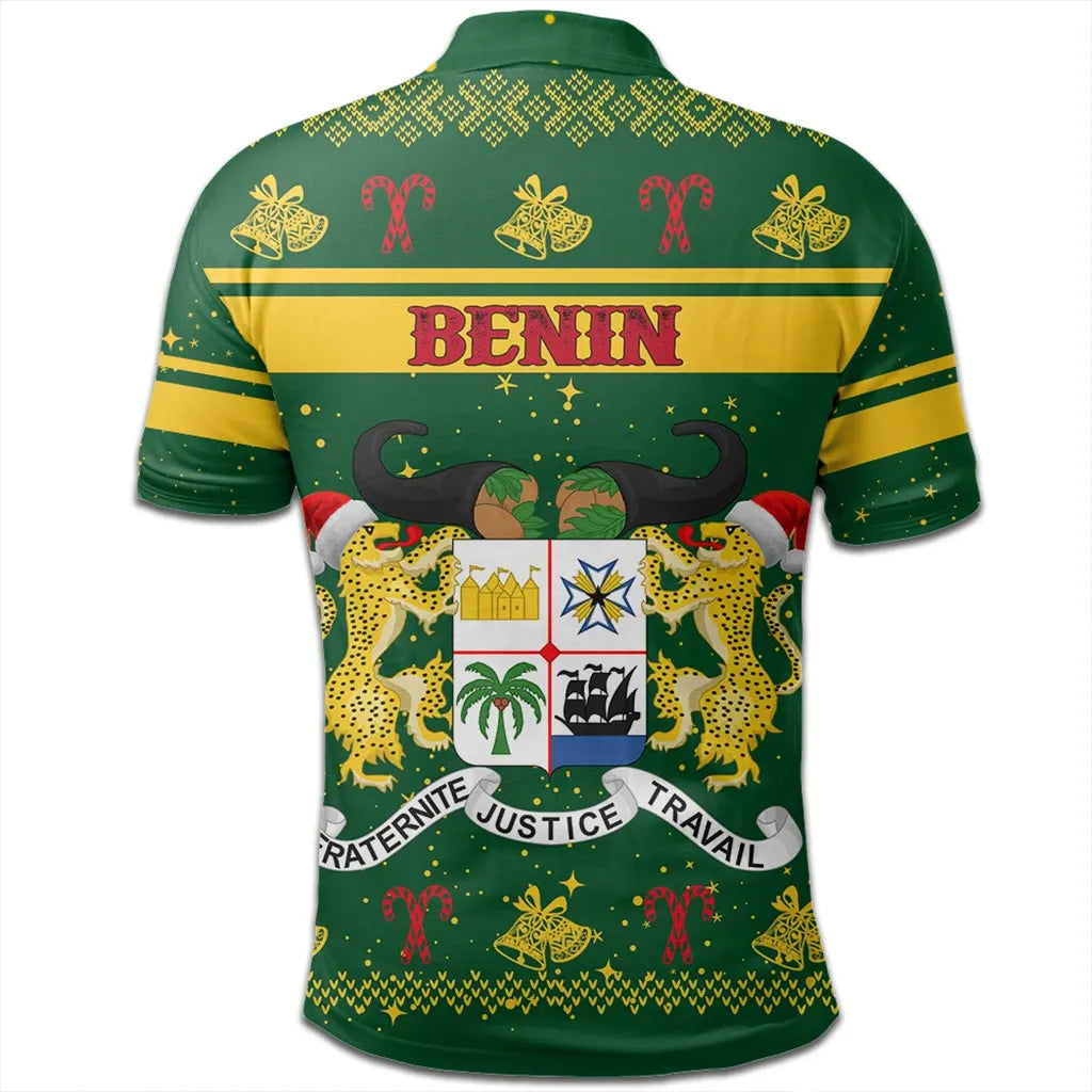 Benin Polo Shirt Christmas