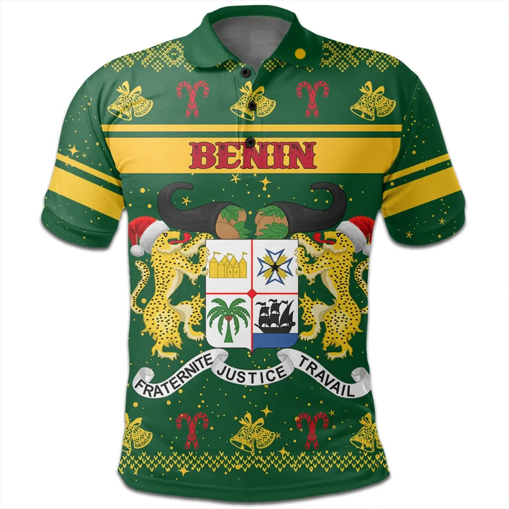 Benin Polo Shirt Christmas