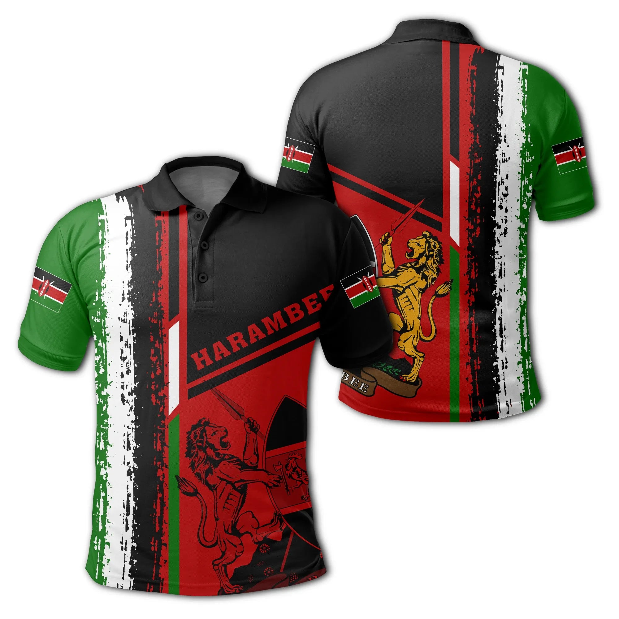 Kenya Harambee Polo Shirt