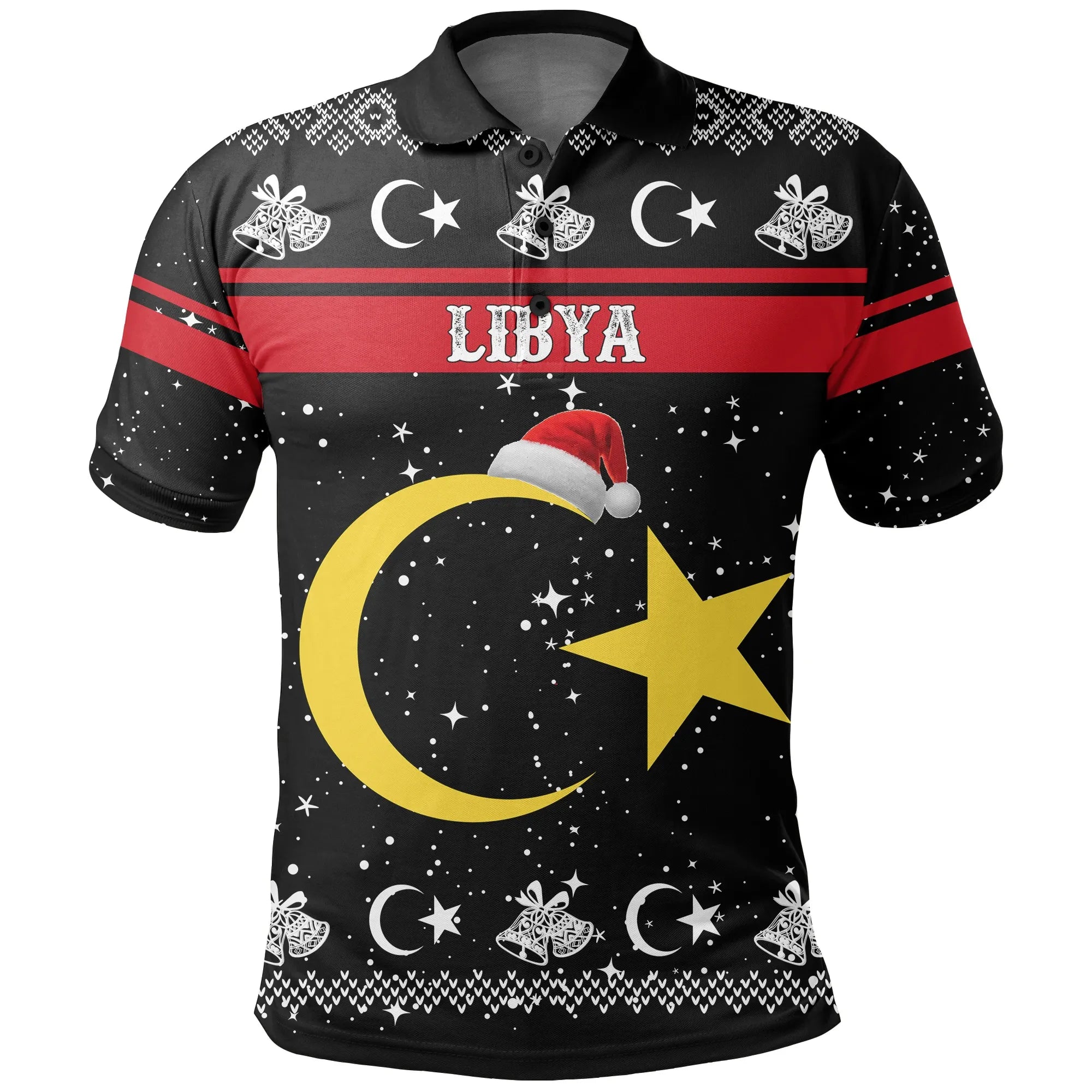 Libya Christmas Polo Shirt