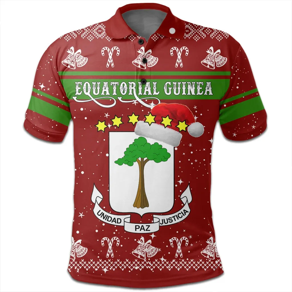 Equatorial Guinea Polo Shirt Christmas