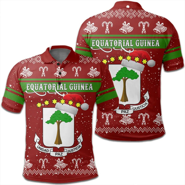 Equatorial Guinea Polo Shirt Christmas